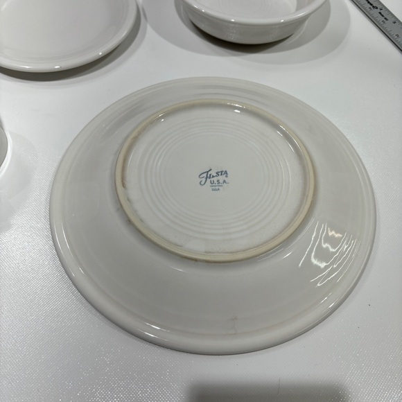 Fiesta Ware White Place Table Setting Coffee Mug Bowl Plate Dinner NWB - Picture 9 of 9
